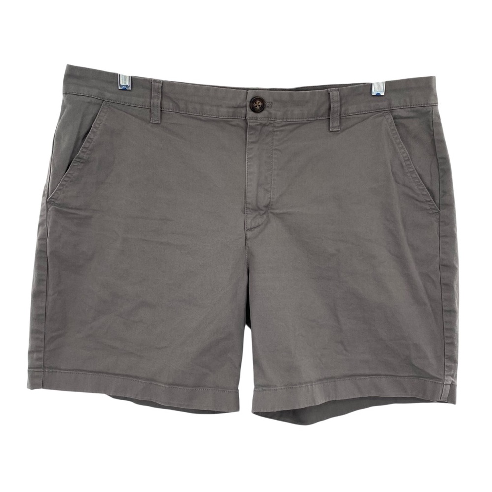 Chubbies Mens The Silver Linings Stretch 7” Twill Shorts Gray Size 38